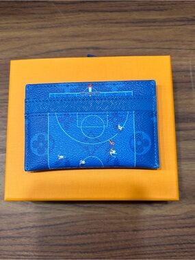 Louis Vuitton Blue Basketball Card Holder